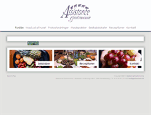 Tablet Screenshot of gastronomie.dk
