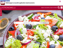 Tablet Screenshot of gastronomie.lu